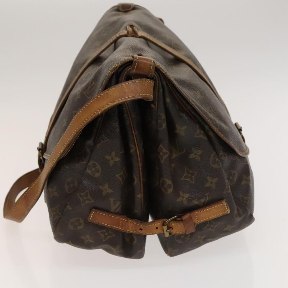 Authentic LOUIS VUITTON Monogram Saumur 35 Shoulder Bag M42254 LV - Picture 11 of 16